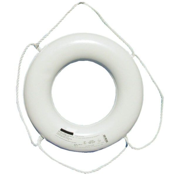 30" Dia. Type IV Ring Buoy White image number null