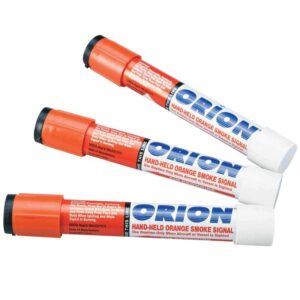 Handheld Orange Smoke Flares, 3-Pack image number null