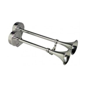 Deluxe Stainless Steel Waterproof Dual Trumpet image number null