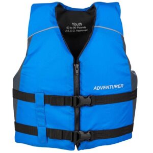 Paddle Adventurer Life Jacket, Youth, 50-90lb. image number null