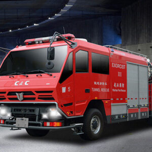 Tunnel Rescue Fire Fighting Truck with CAFS & Smoke Exhaust System