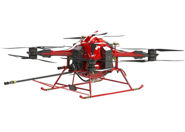 Fire Fighting Drone with Dry Powder System & Detection Function