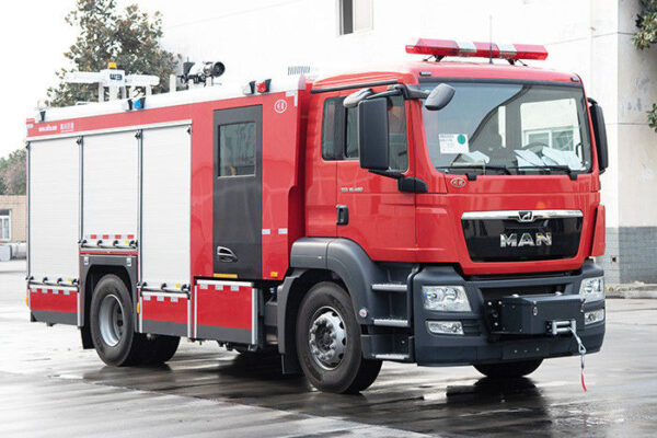 4000L Fire Fighting Truck with Germany MAN Chassis