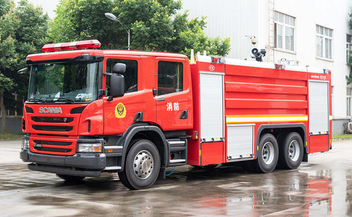 Heavy Duty Fire Fighting Vehicle with SCANIA Chassis and 12T Water
