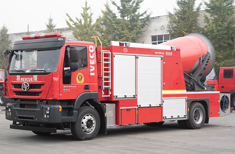 SAIC-IVECO HONGYAN Smoke Exhaust Special Fire Fighting Truck With 2T Water Tank