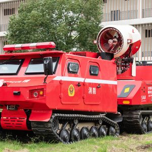 All-terrain crawler modular fire truck