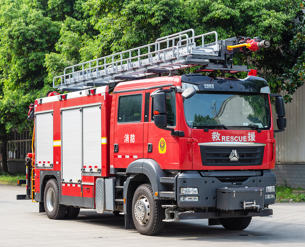 SITRAK 18m Aerial Ladder Fire Truck with New Boom 105km/h