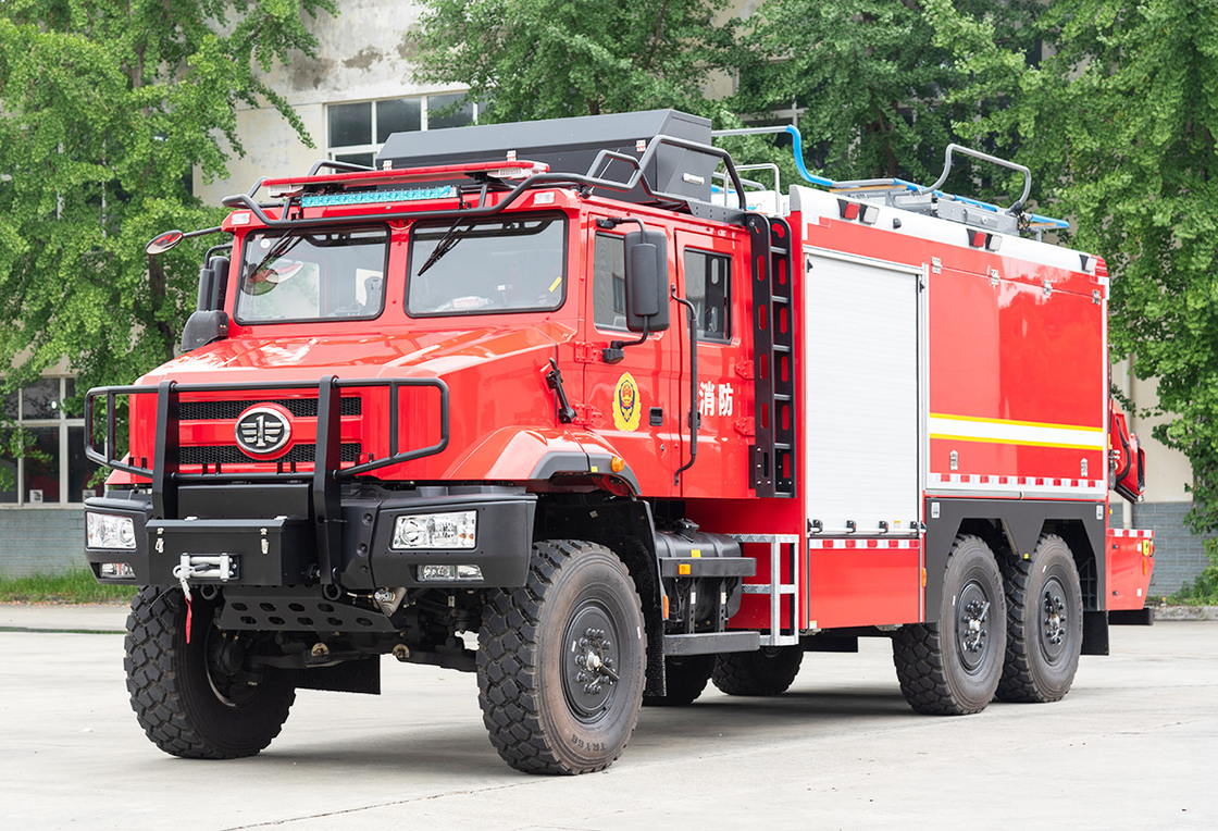 FAW All Terrain Rescue Special Fire Truck With Winch & Crane & Generator